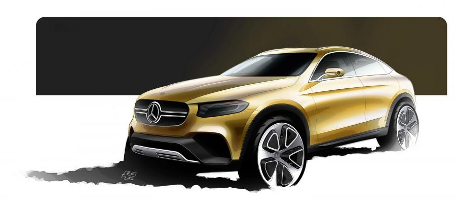  Mercedes-Benz GLC Coupe Concept 2015 года  (фото 14 из 16)